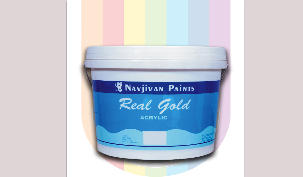 REAL GOLD ACRYLIC WALL PUTTY